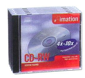 Imation Cd-RW  700mb Pack of 10